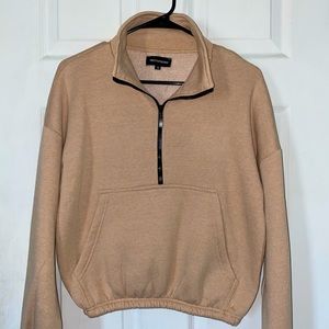 Oversized Zip Front Sweater